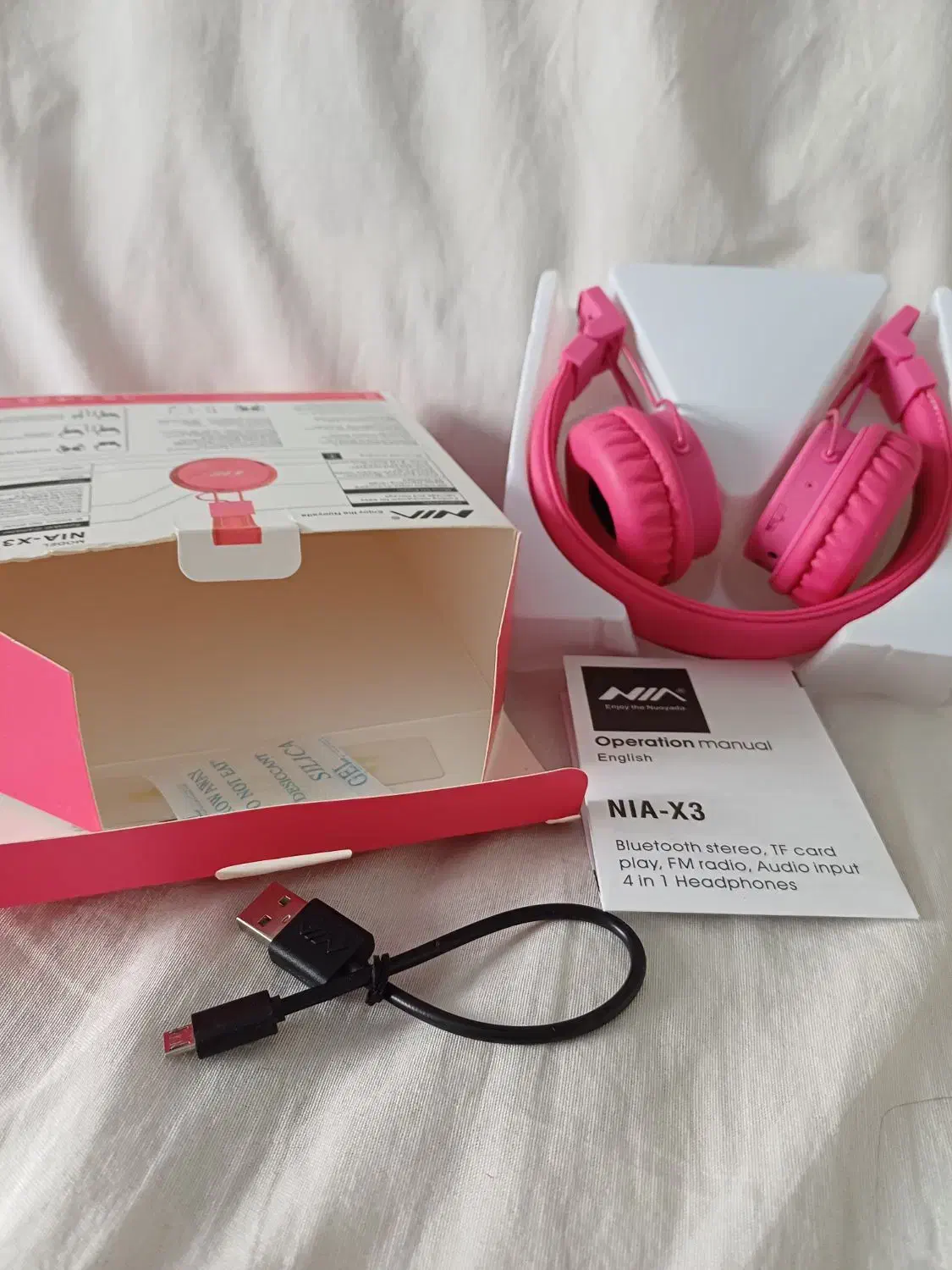 هدفون بی سیم نیا(NIA) مدل x3|پخش‌کننده همراه|تبریز, |دیوار