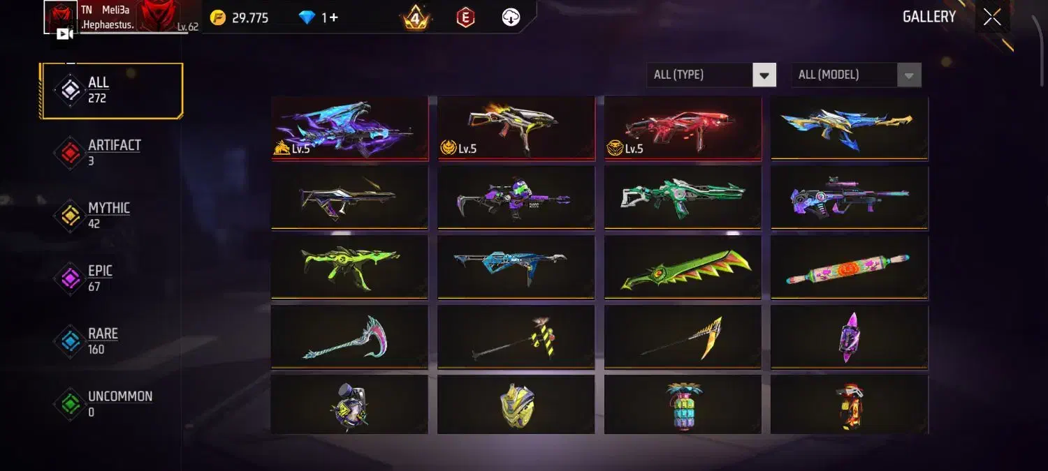 اکانت فری ست کبرا داره 3 گان لولی هر 3 تا لول 5|کنسول، بازی ویدئویی و آنلاین|جیرفت, |دیوار