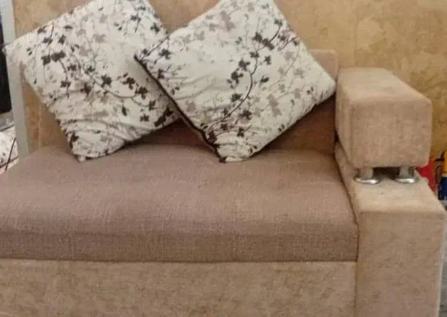 مبل 7 نفره ال کاملا سالم|مبلمان خانگی و میز عسلی|فیروزآباد (فارس), |دیوار