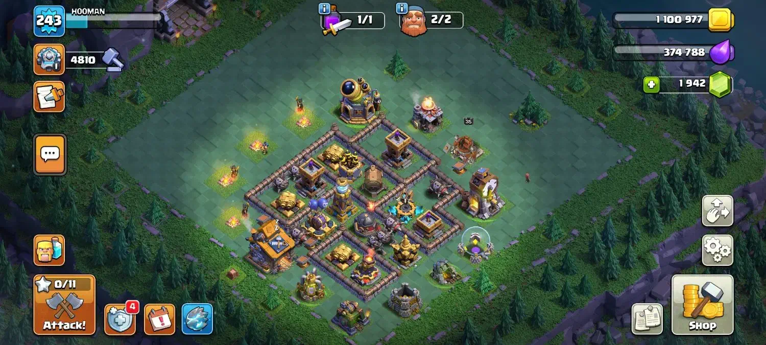 اکانت کلش آف کلنز|کنسول، بازی ویدئویی و آنلاین|اصفهان, سرچشمه|دیوار