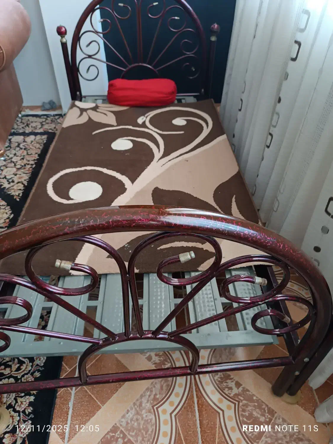 فروش تخت فلزی|تخت و سرویس خواب|آستارا, |دیوار