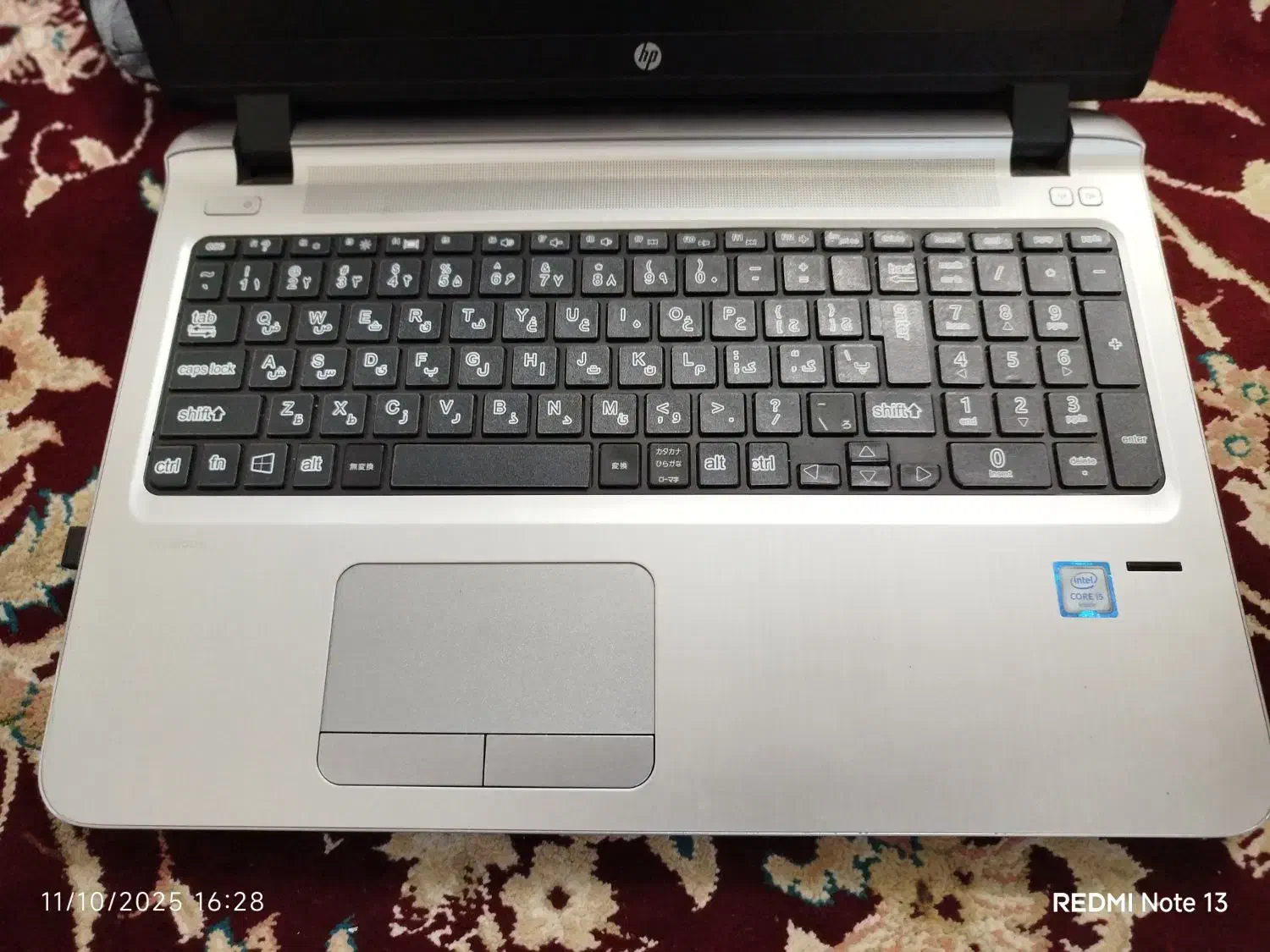 لپتاپ HPبا حافظه 256 گیگ رم8|رایانه همراه|اردکان, |دیوار