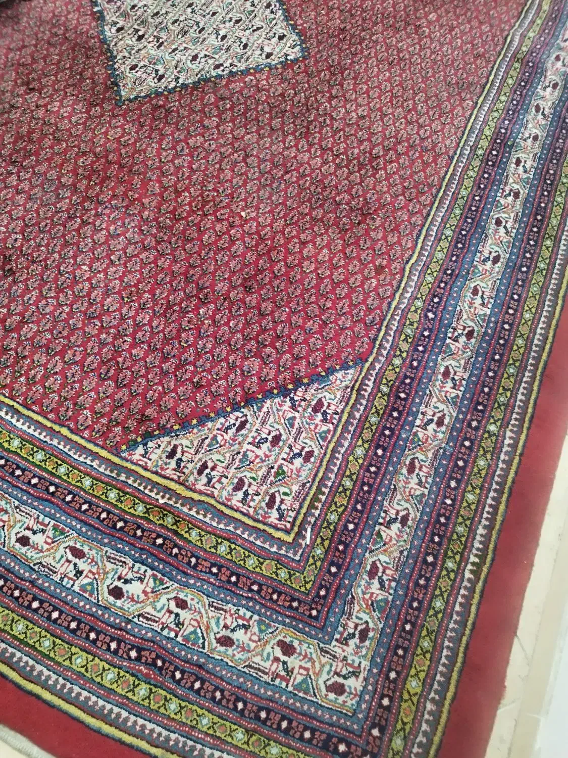 فرش دستباف ۱۲ متری طرح بته اراک|فرش|اراک, |دیوار