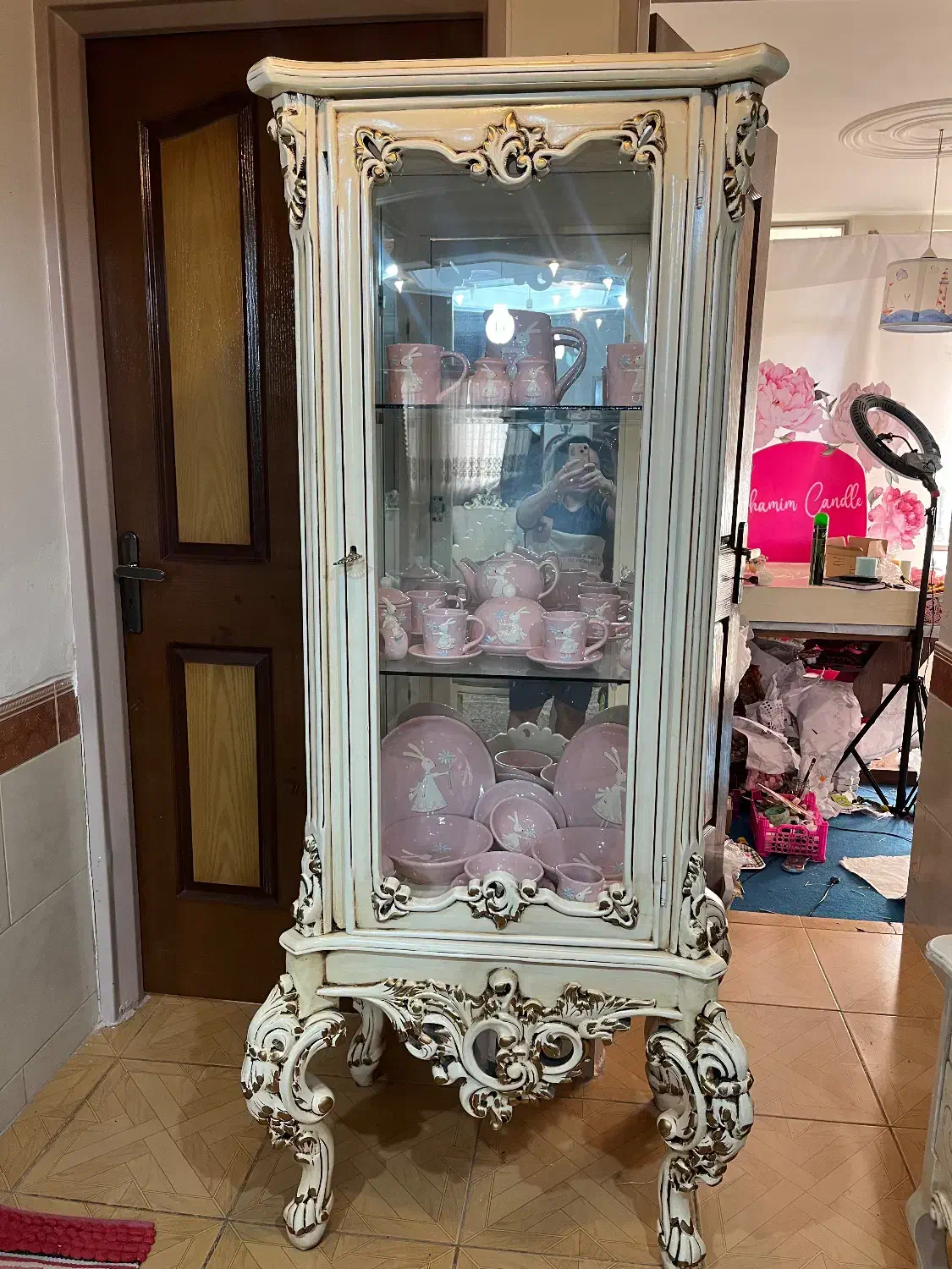 بوفه تمام چوب|بوفه، ویترین، کنسول|نظرآباد, نظرآباد|دیوار