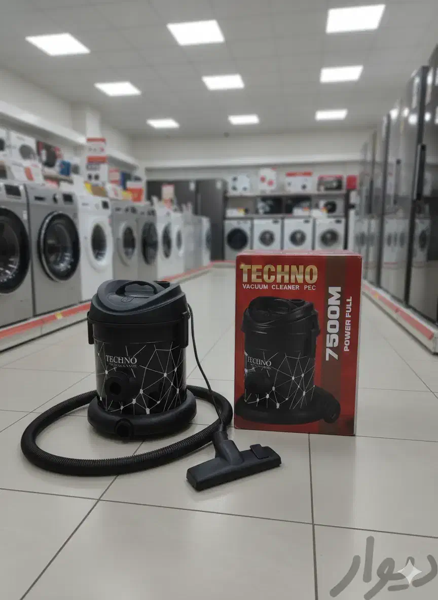 جاروبرقی سطلی تکنو 7500M|جاروبرقی، جارو شارژی، بخارشو|مشگین شهر, |دیوار