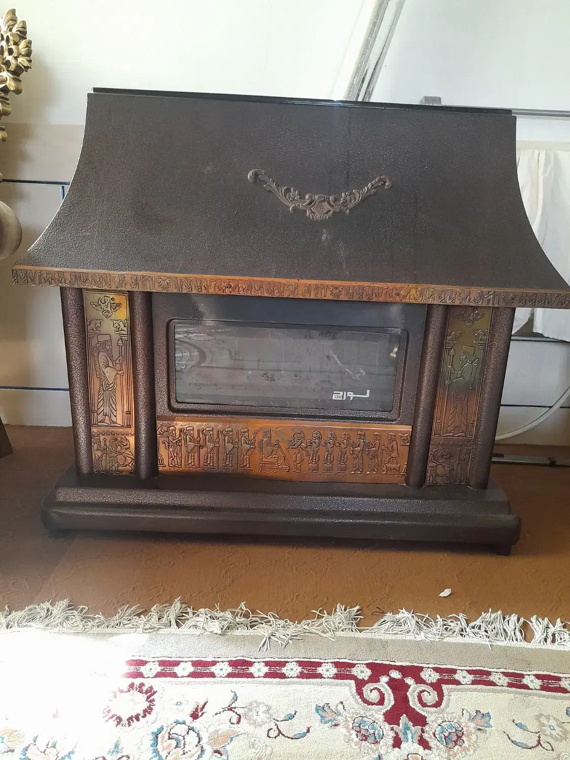 بخاری شومینه|بخاری، هیتر، شومینه|خمینیشهر, |دیوار