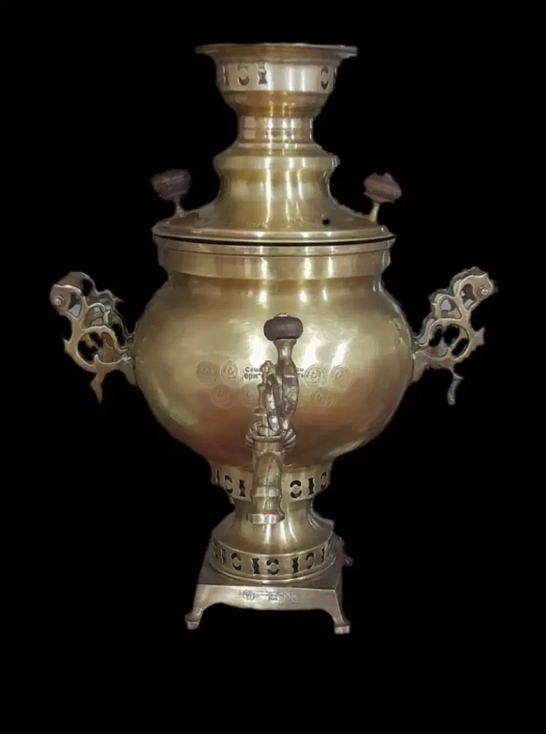 سماور زغالی روسی 1820م|کلکسیون اشیاء عتیقه|سبزوار, قصبه اب یمین|دیوار