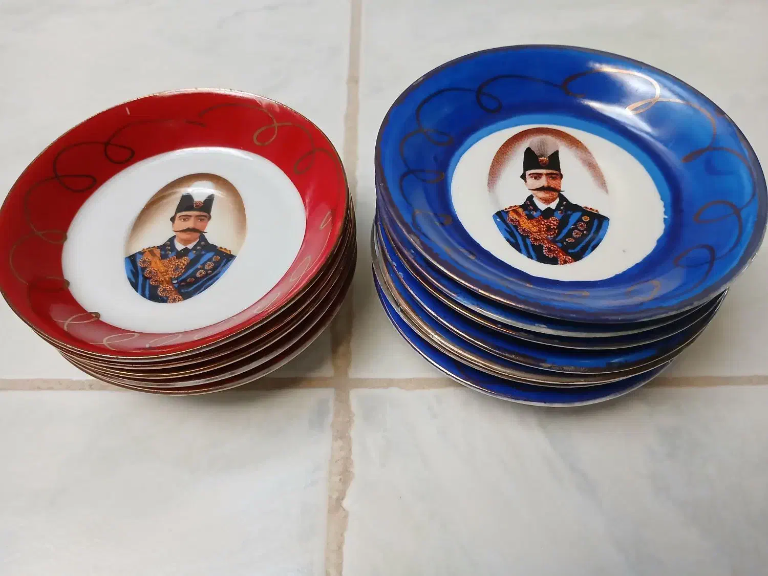 زیر استکان قدیمی|کلکسیون اشیاء عتیقه|کرمانشاه, |دیوار