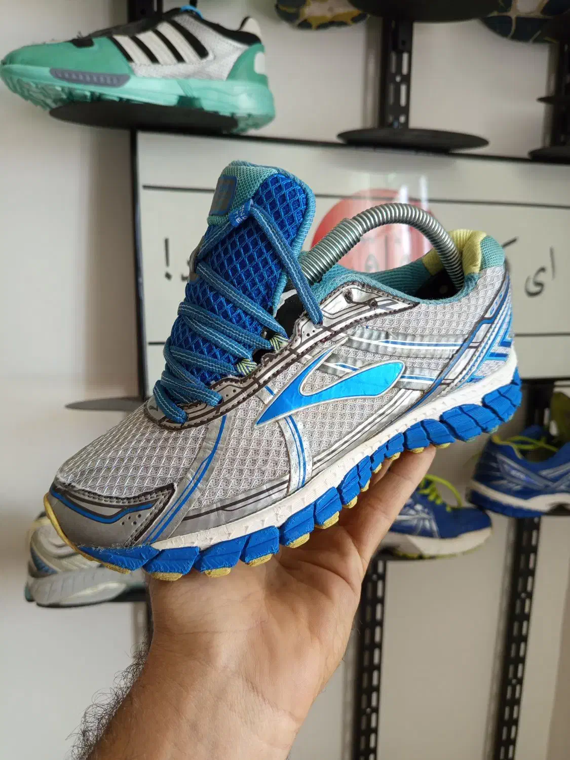 کتانی تور درشت اسیکس بروکس میزانو ساکنی نایکی|کیف، کفش، کمربند|سرپل ذهاب, |دیوار