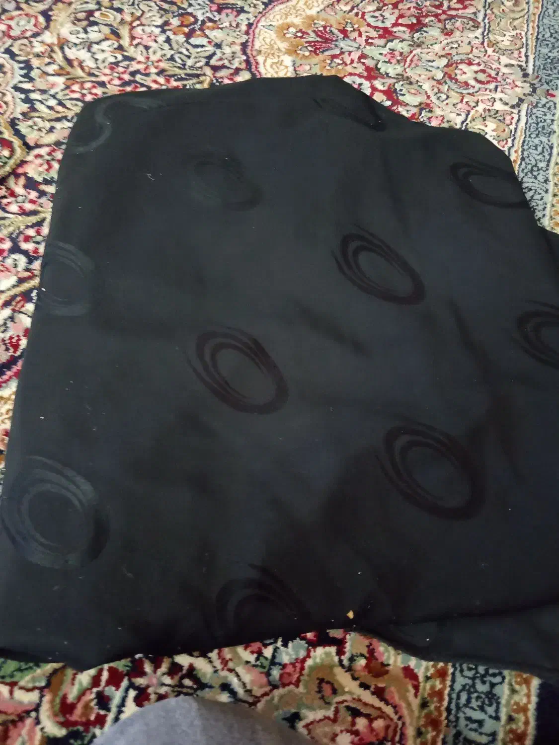 دوعددجادرمشکی وگلدار|لباس|زرند, |دیوار