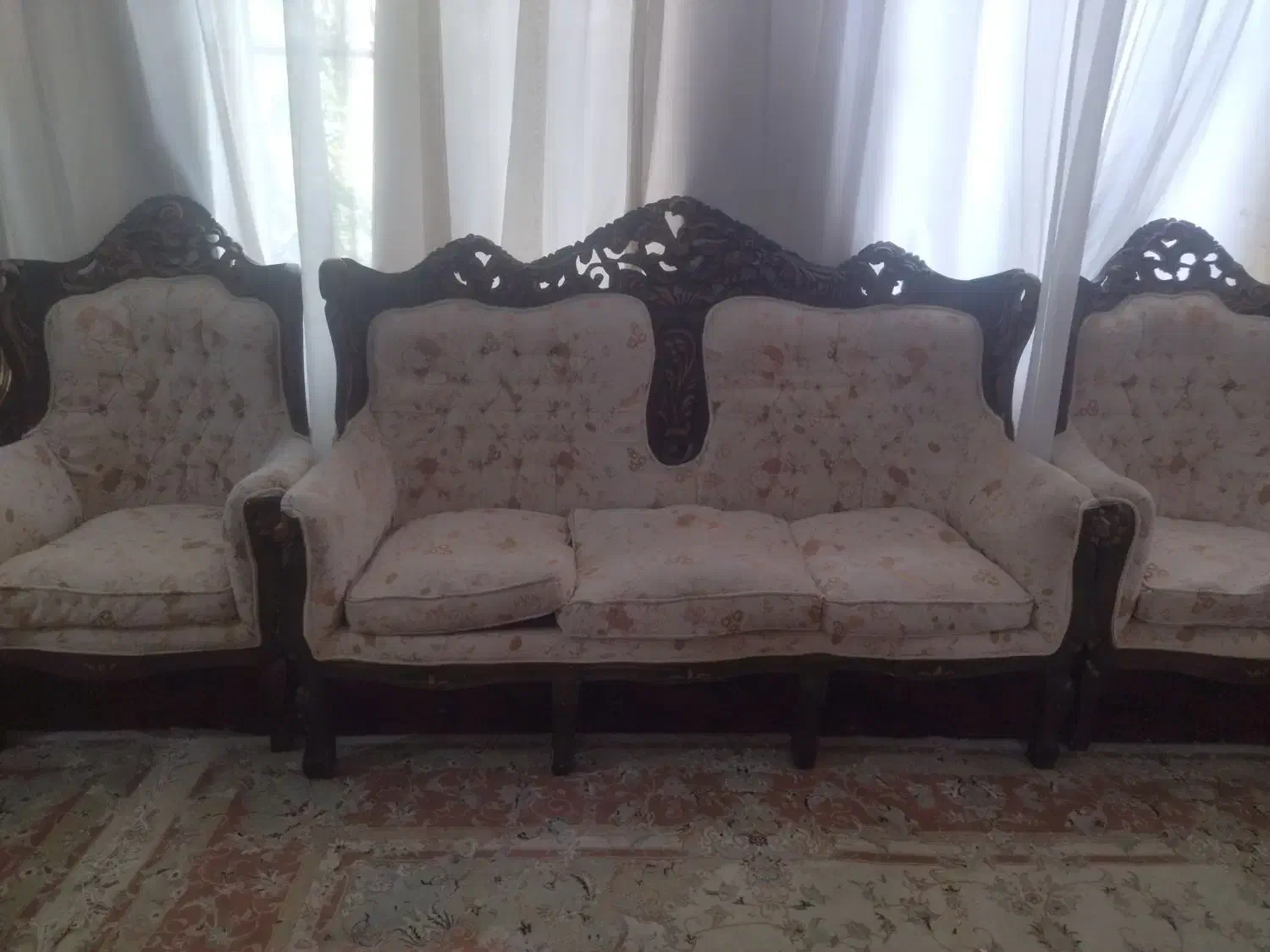 مبلمان به صرفه واقتصادی تمام چوب روکش مخمل|مبلمان خانگی و میز عسلی|مشهد, تلگرد|دیوار