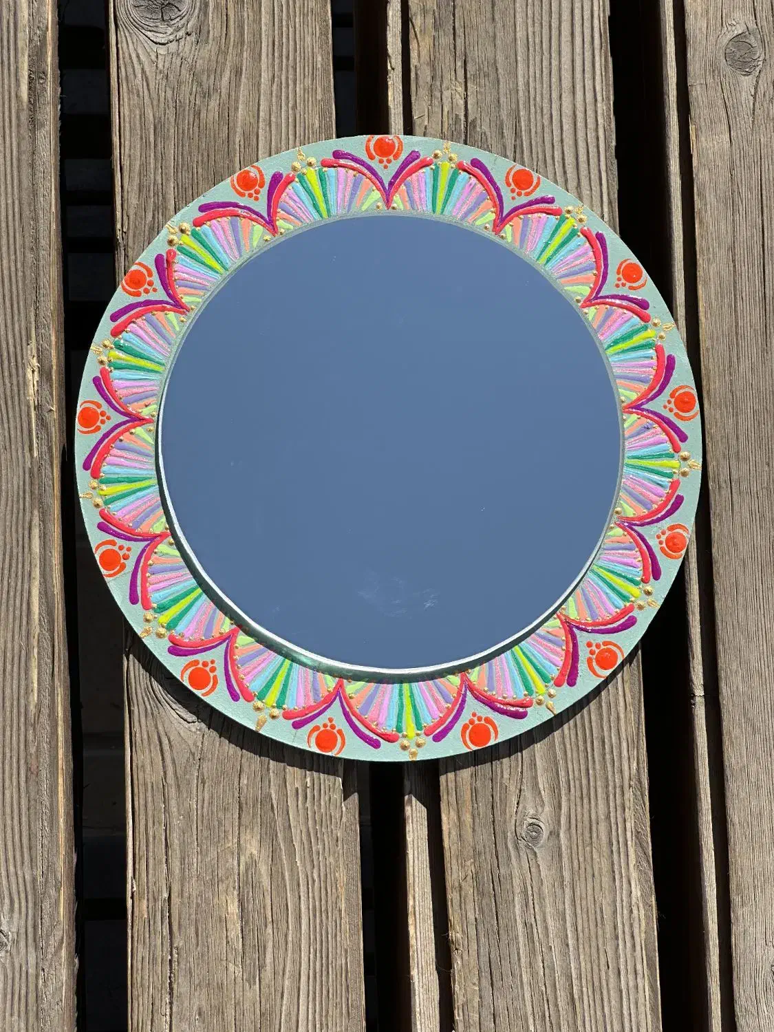 ده نمونه آینه گرد|آینه|شیراز, بازار|دیوار