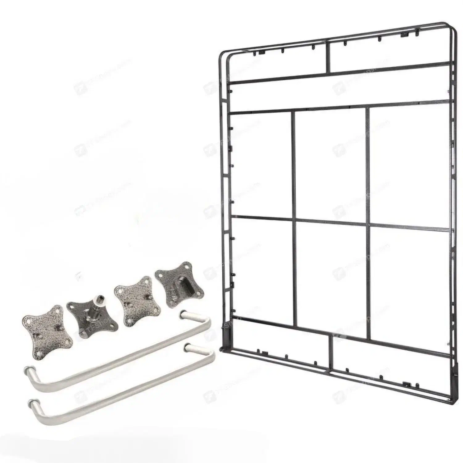 مجموعه کلاف اسکلت تخت خواب تاشو دو نفره ۲۰۰*۱۶۰|تخت و سرویس خواب|رشت, فلسطین|دیوار