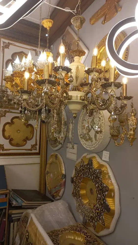 لوستر دور لامپی جدید فانتزی رسید لوستر ال ای دی ا|خدمات پیشه و مهارت|الوند, |دیوار