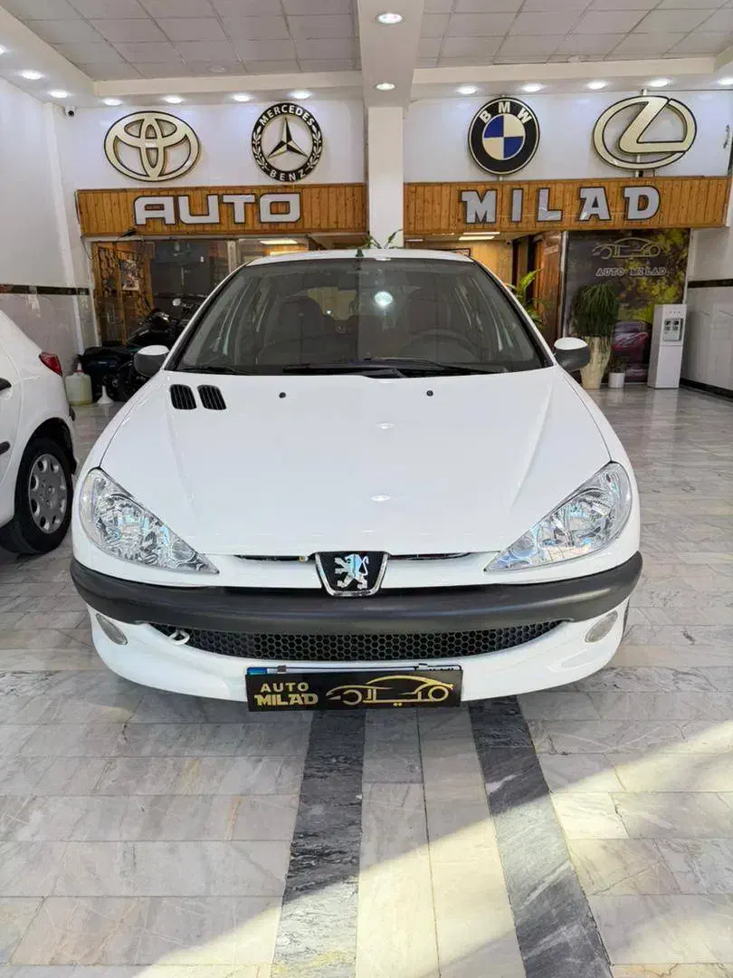 206 تیپ 5سفید مدل 95 چند لکه رنگ|خودرو سواری و وانت|آمل, |دیوار