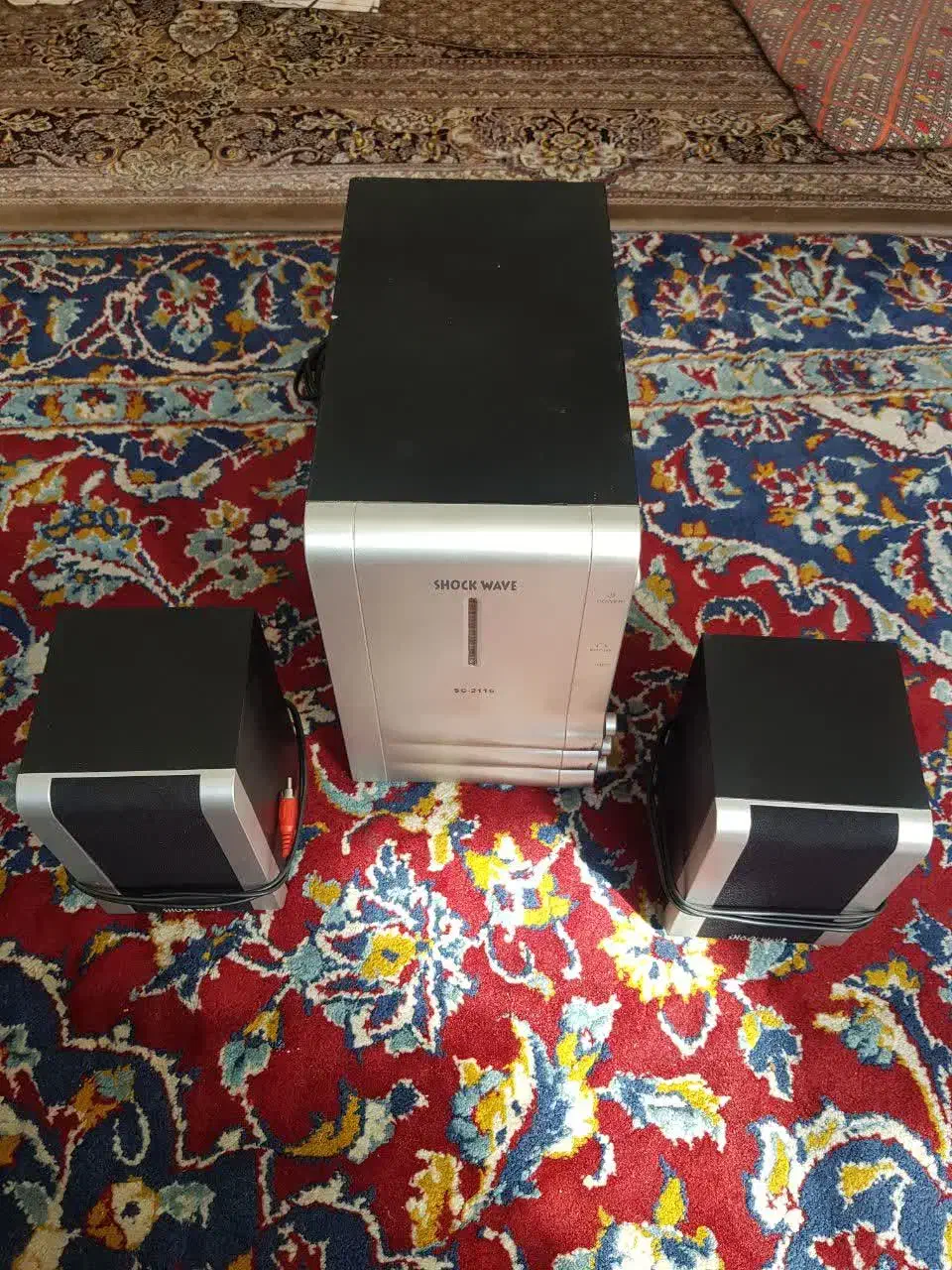 اسپیکر سه تکه shock Wave sc-2116 کامپیوتر|قطعات و لوازم جانبی رایانه|تبریز, |دیوار