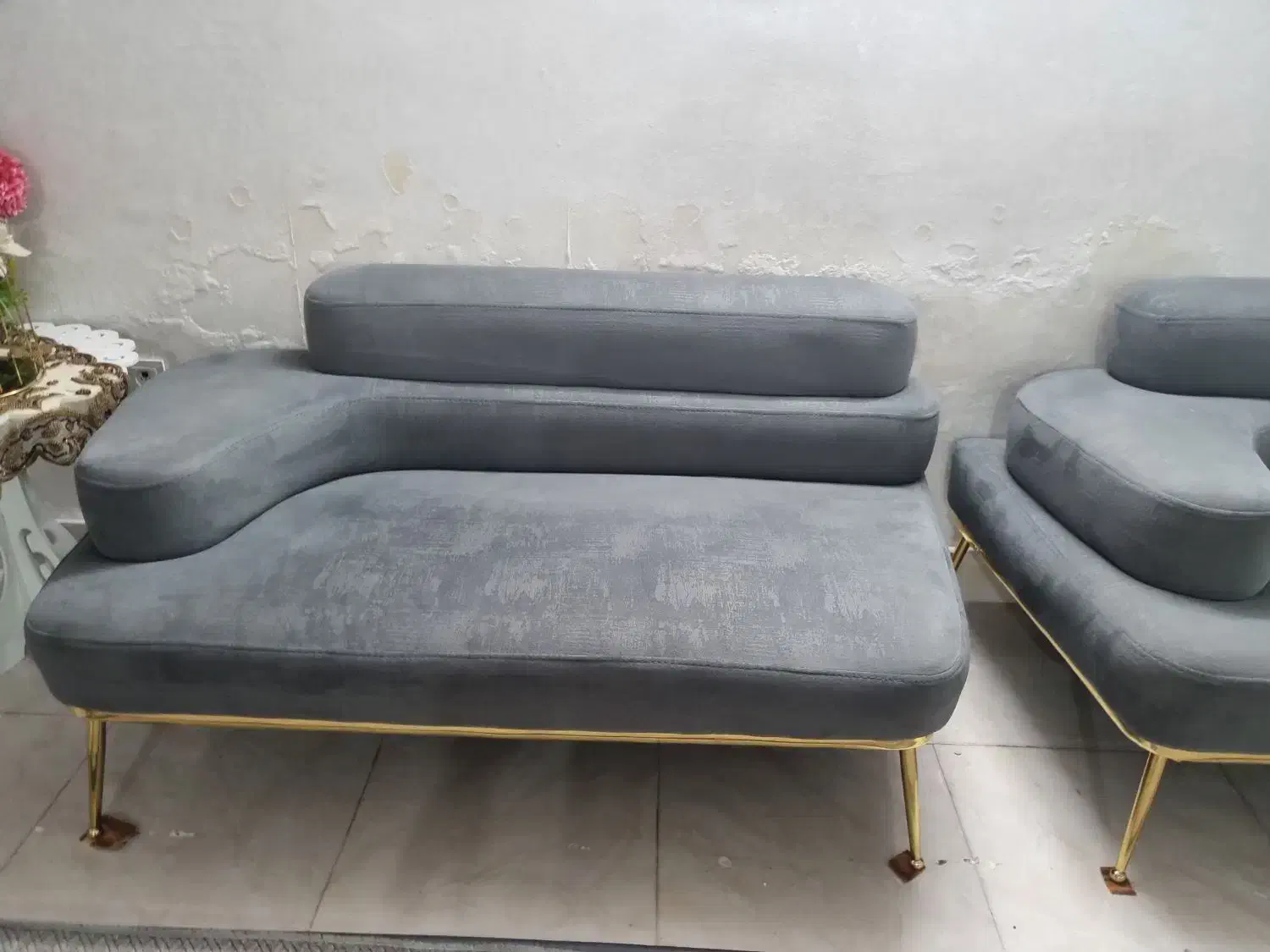 مبل پنج نفره همراه با میز|مبلمان اداری|مشهد, کوی المهدی|دیوار