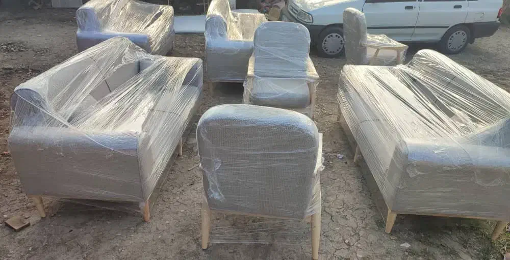 مبل مینیمال 8نفره نراد/فقط 15پیش پرداخت باقی چک|مبلمان خانگی و میز عسلی|قائم‌شهر, |دیوار