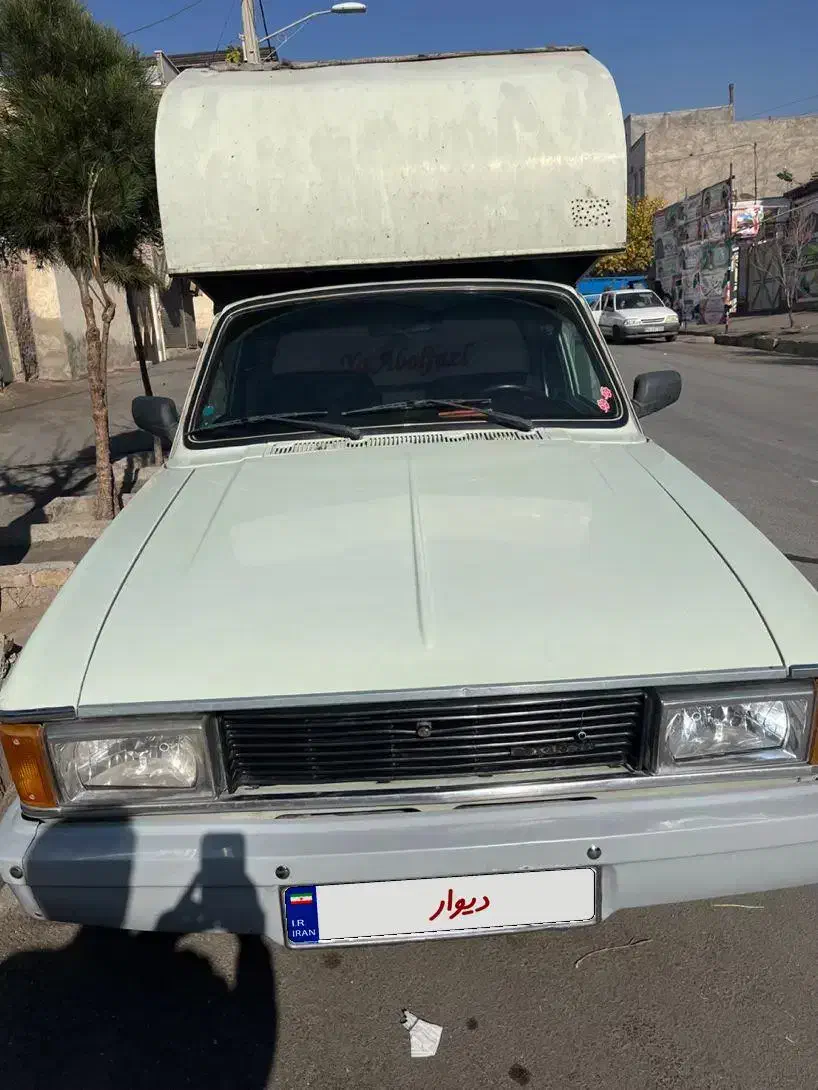 پیکان وانت مدل ۹۳ دوگانه سوز بدون‌رنگ وپلمپ|خودرو سواری و وانت|قزوین, |دیوار