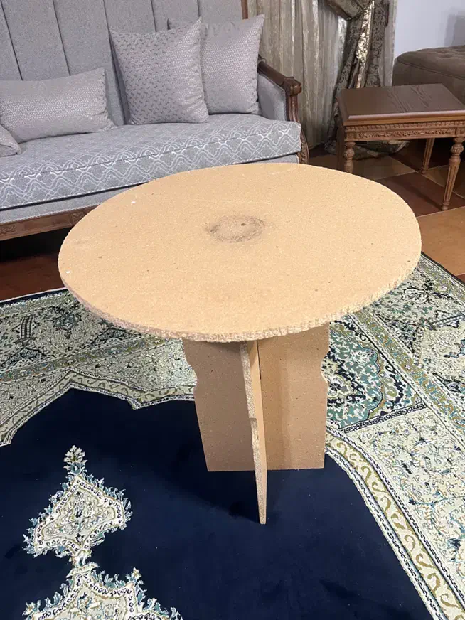 میز گرد چوبی|مبلمان خانگی و میز عسلی|ایزدشهر, |دیوار