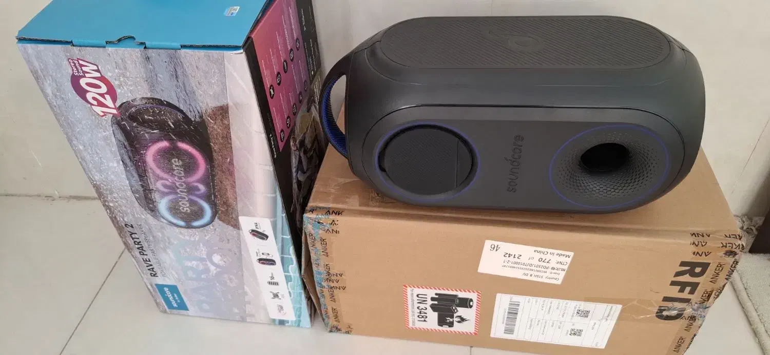 اسپیکر انکر مدل Soundcore Rave party 2|پخش‌کننده همراه|ری, علایین|دیوار