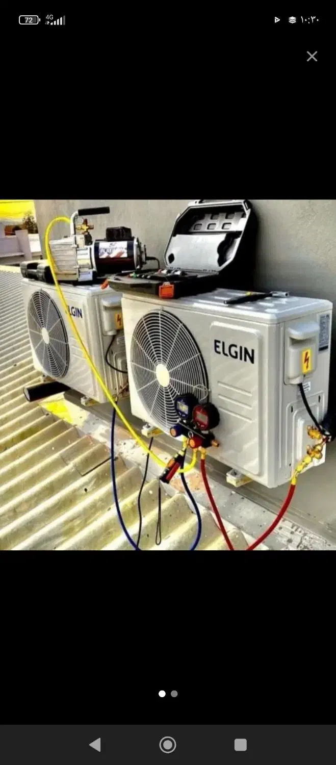 خدمات اسپلیت لوله کشی زیر کار نصاب و جابجایی|کولر گازی و فنکوئل|سیرجان, |دیوار