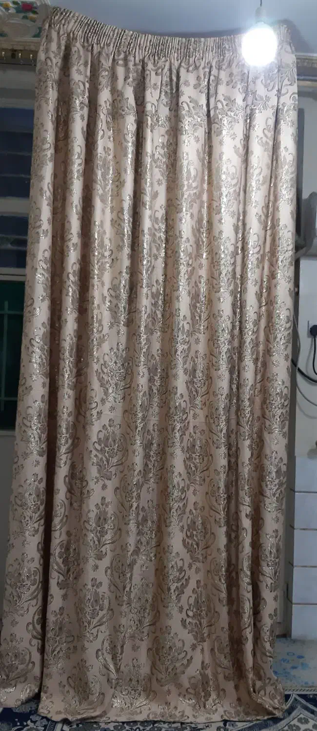 پرده نو بدون استفاده تخفیف پای معامله|پرده، رانر، رومیزی|شوشتر, |دیوار