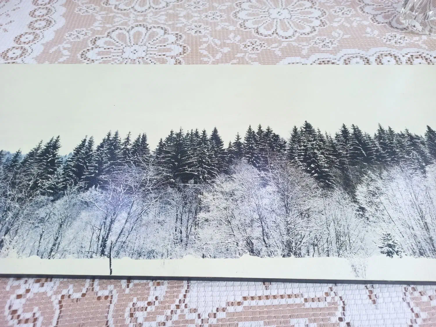 تابلو منظره برفی|تابلو، نقاشی، عکس|پردیس, فاز ۱۱|دیوار