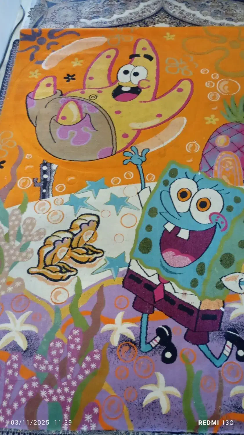 فرش کودک سالم بدون هیچ پارگی و زدگی وهیچ مشکلی|فرش|فردیس, شهرک ۱۱۰|دیوار