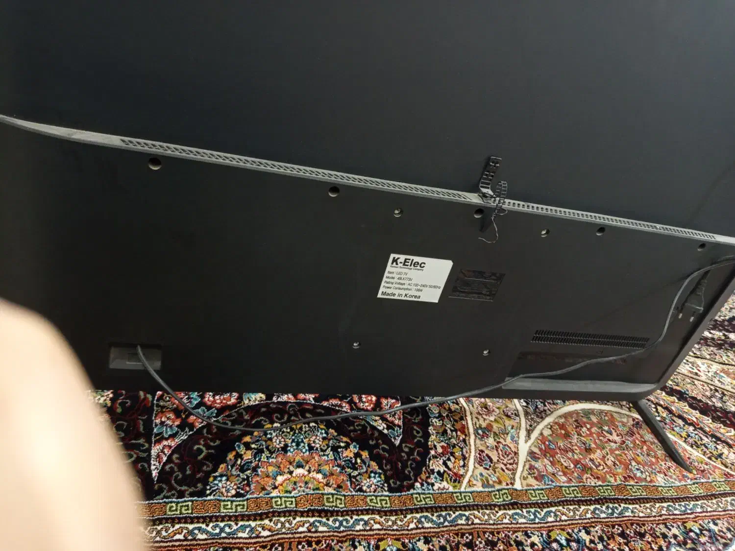 تلویزیون خراب صفحه سوخته|تلویزیون و پروژکتور|اهواز, پردیس|دیوار