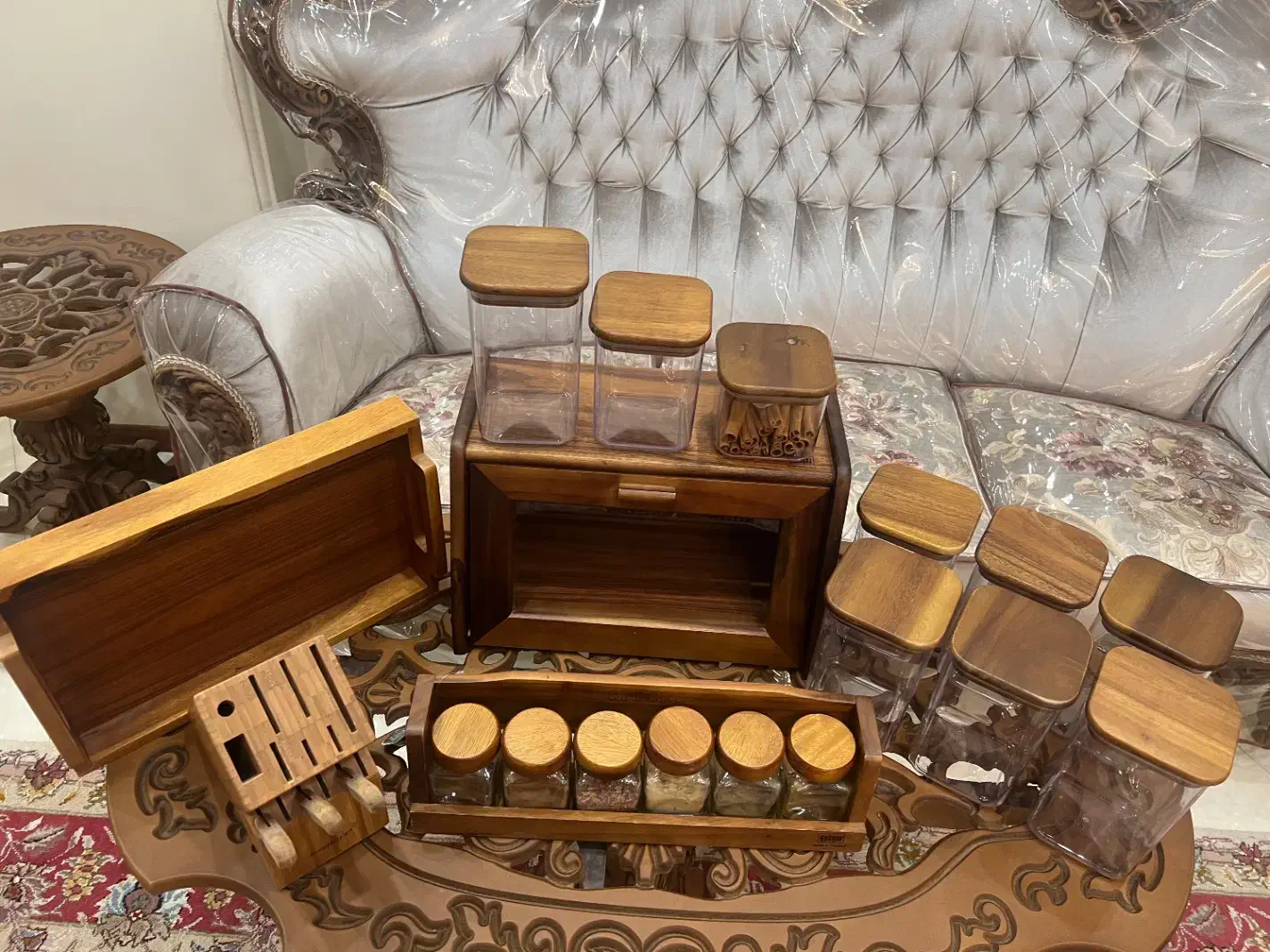 ظروف آشپزخانه چوبی مارک بیلی تایلندی|ظروف سرو و پذیرایی|تهران, خرمشهر|دیوار