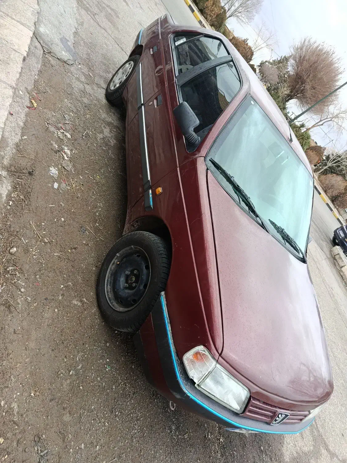 پژو 4050رنگ‌عنابی|خودرو سواری و وانت|دلیجان, |دیوار