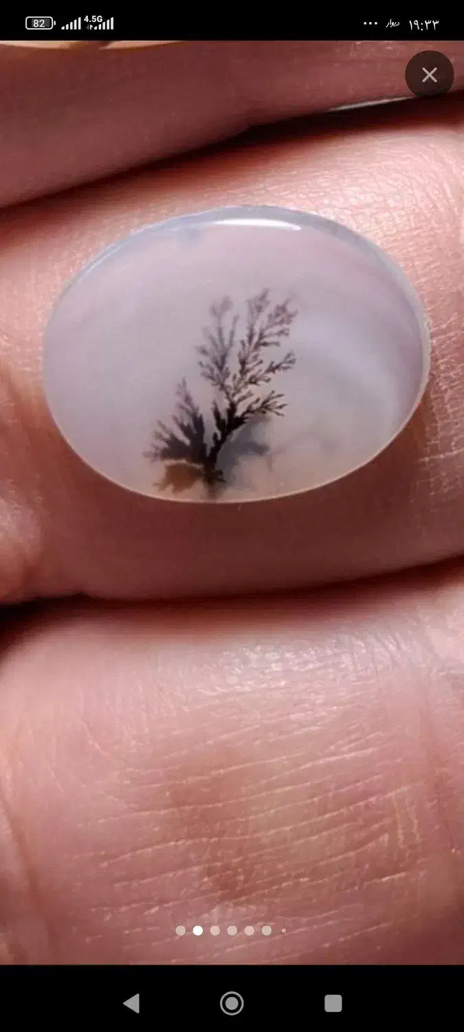 سنگ شجر قاعن|جواهرات|رباط‌کریم, کیکاور|دیوار