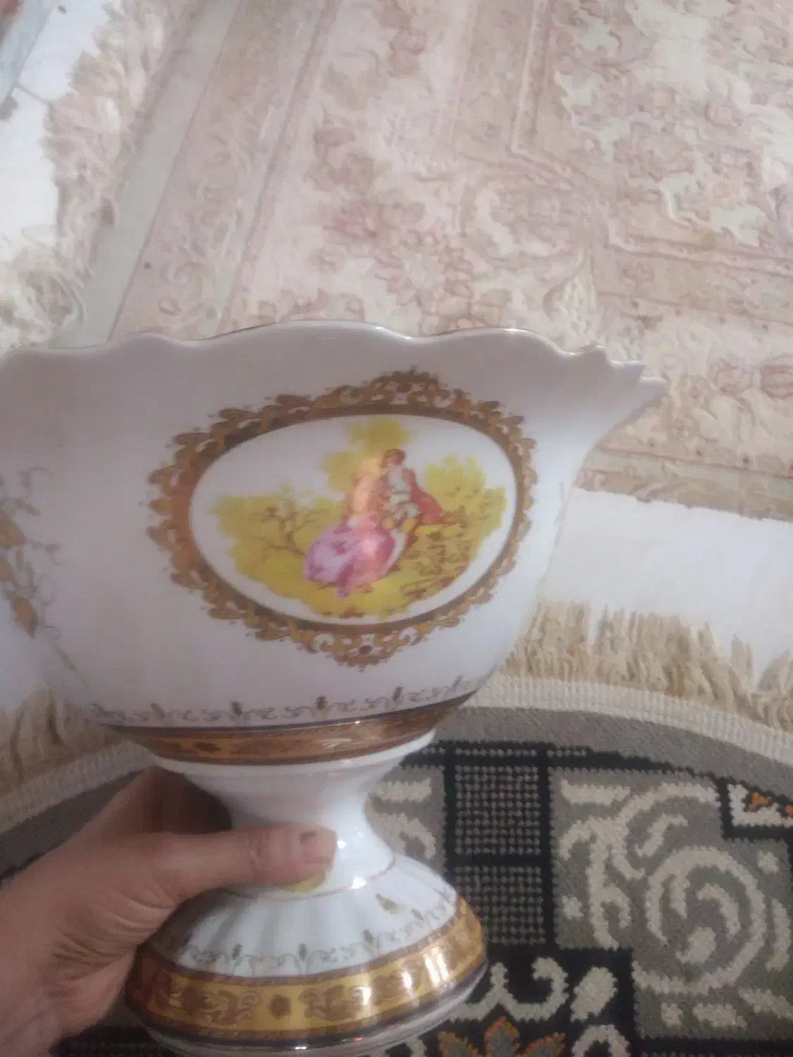 ظرف میوه خوری بزرگ شیک مارک لیلی و مجنون|ظروف سرو و پذیرایی|بیرجند, |دیوار