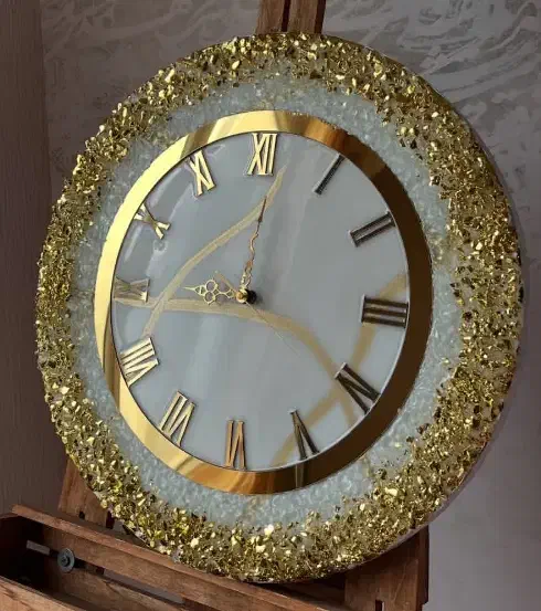 ساعتهای زیبای رزینی|ساعت دیواری و تزئینی|شوشتر, |دیوار