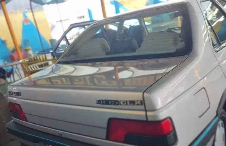 پژو 405بنزینی نقره متالیک درجه یک در حد صفر|خودرو سواری و وانت|مبارکه, |دیوار