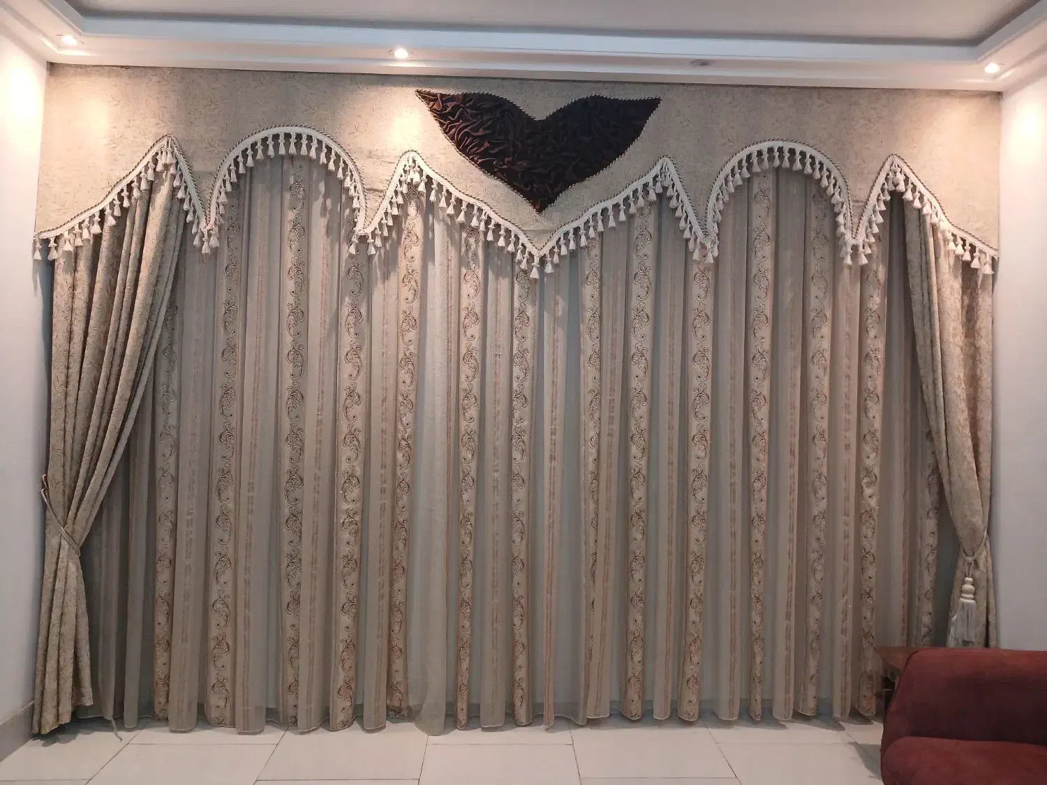 پرده|پرده، رانر، رومیزی|تربت‌حیدریه, یحیی آباد|دیوار