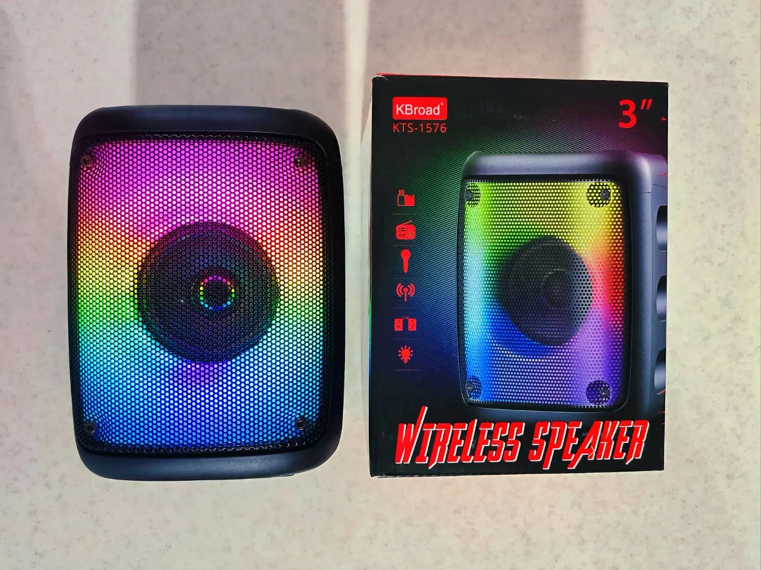 اسپیکر بلوتوثی، مدل KTS 1576|سیستم صوتی خانگی|خرمآباد, |دیوار