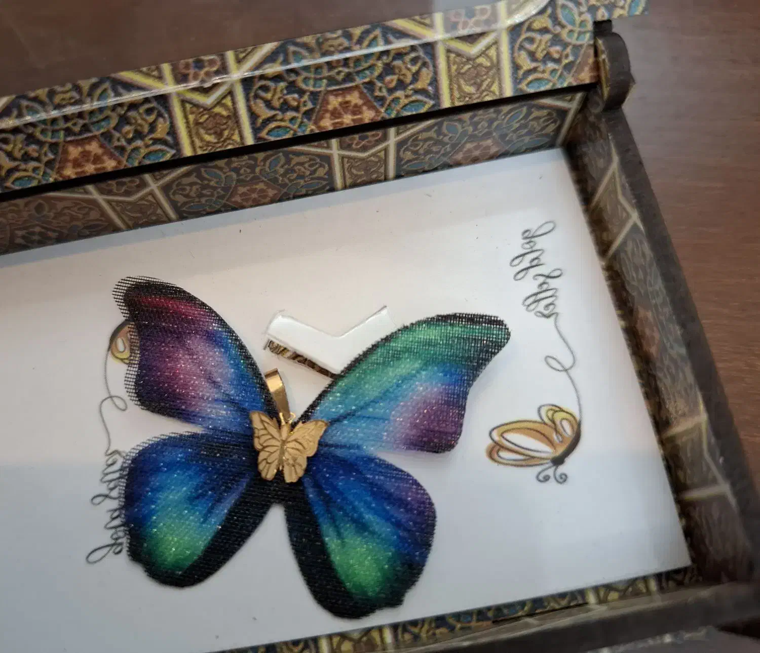 پلاک پروانه کادویی طلا شیک قیمت مناسب|جواهرات|تهران, نارمک جنوبی|دیوار