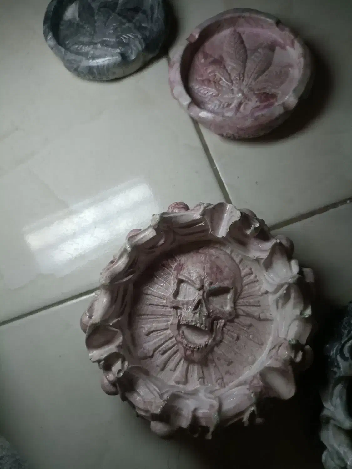 جاسیگاری اسکلتی با طرح های مختلف و ست و ظروف دیگر|صنایع دستی و سایر لوازم تزئینی|شهریار, شهرک بهاران (ویره)|دیوار