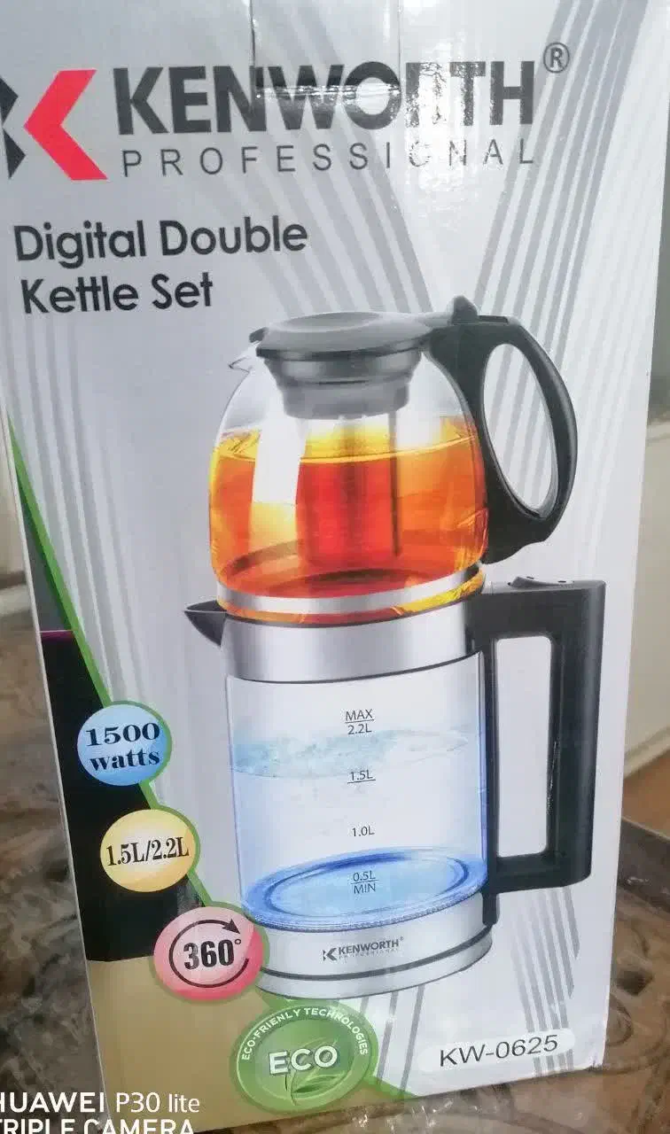 چای ساز روهمی کتری و قوری پیرکس کنوورث|سماور، چایساز، قهوهساز|سبزوار, سجاد|دیوار