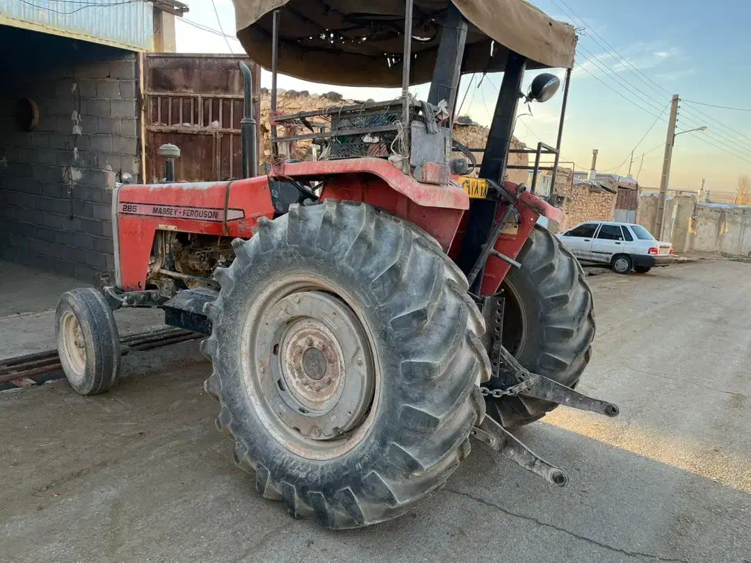 تراکتور فرگوسن ۲۸۵ مدل ۸۰به همراه گاوآهن|خودرو سنگین|گل تپه, |دیوار
