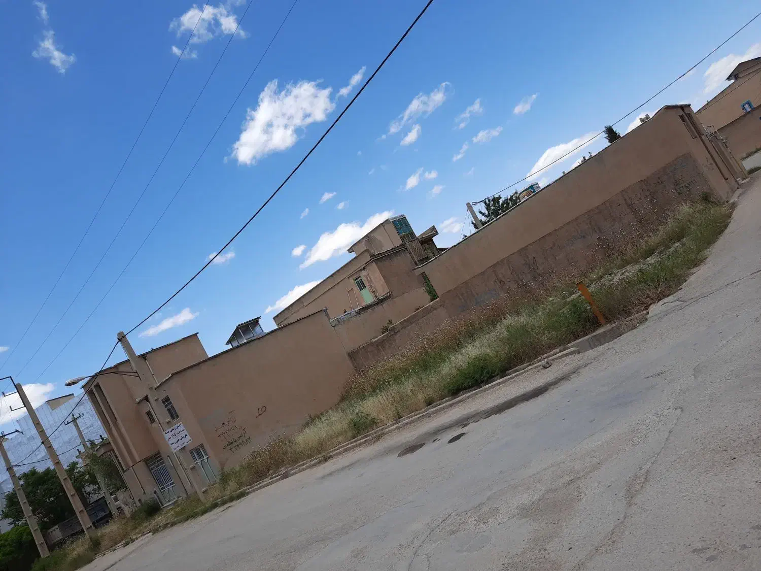 زمین تجاری مسکونی دو بر|فروش زمین و ملک کلنگی|ایوان, |دیوار