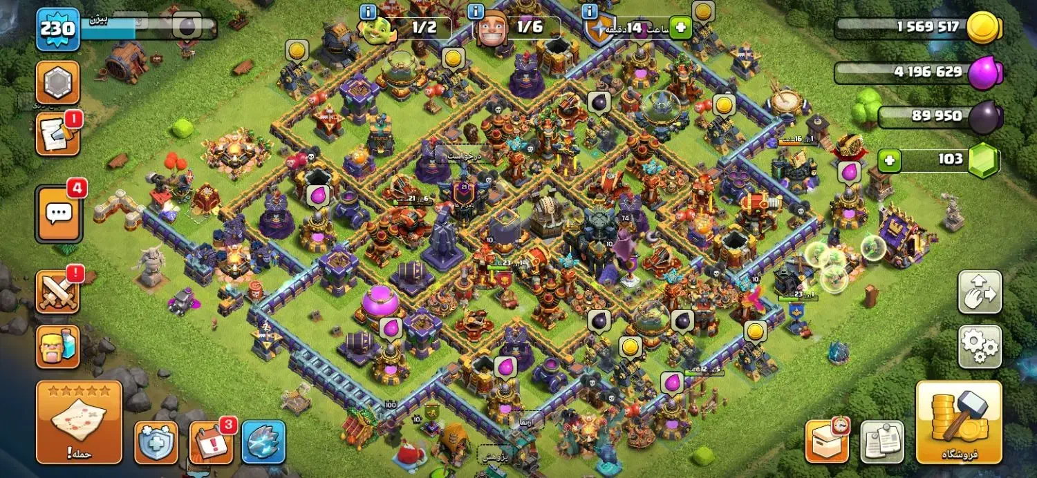 فروش اکانت کلش لول 230|کنسول، بازی ویدئویی و آنلاین|اصفهان, ملکشهر|دیوار