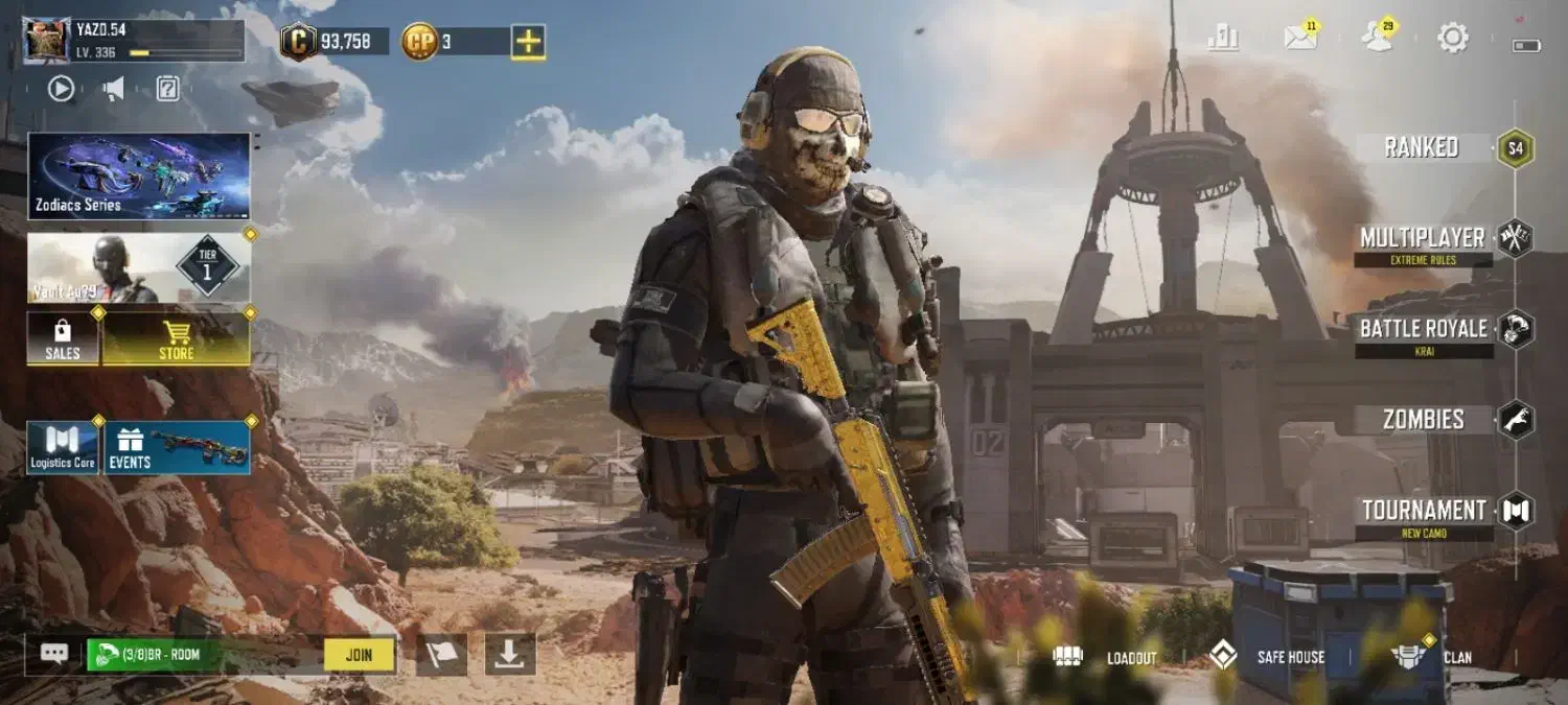 فروش اکانت کالاف دیوتی موبایل سرور هند تک‌سیو|کنسول، بازی ویدئویی و آنلاین|یزد, |دیوار