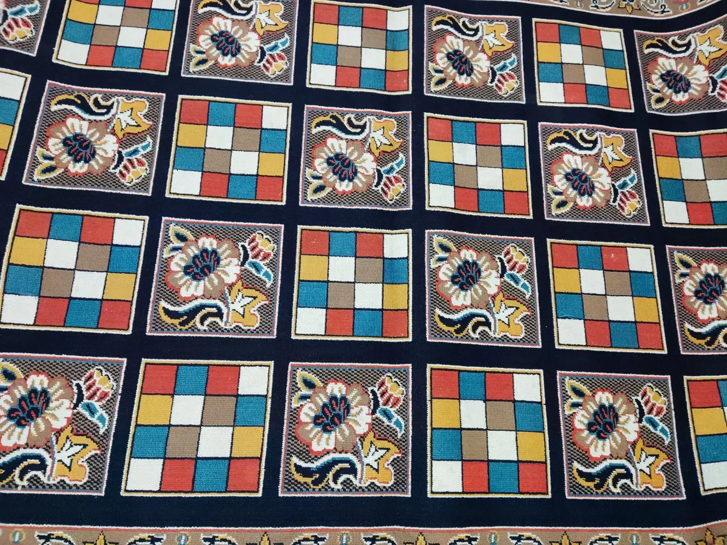 گلیم فرش|گلیم، جاجیم، گبه|رشت, پل تالشان|دیوار