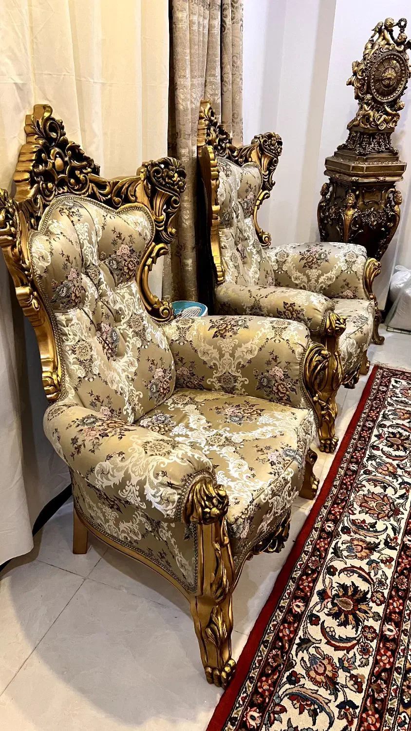 مبلمان سلطنتی ۷ نفره|مبلمان خانگی و میز عسلی|تنکابن, |دیوار