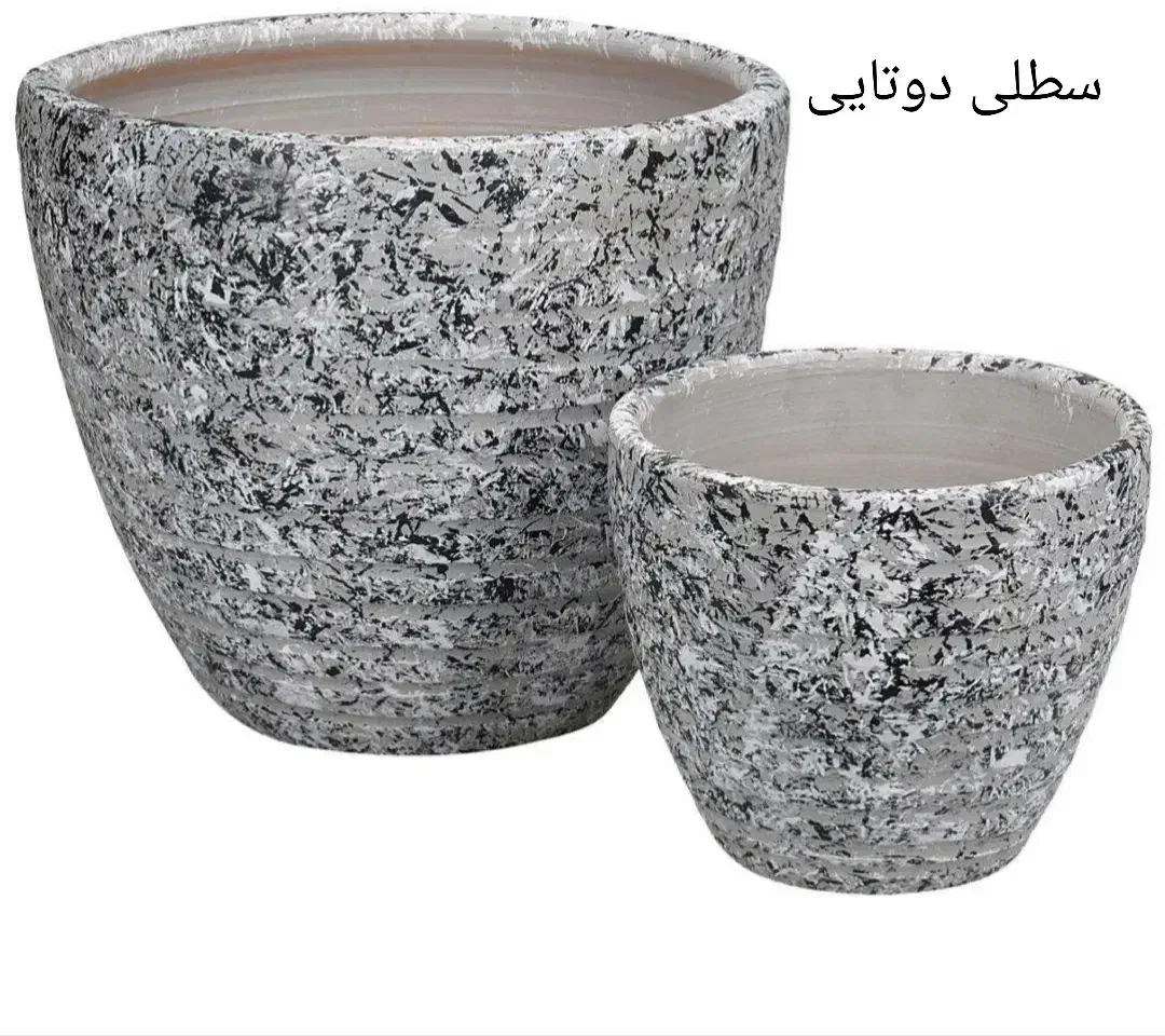 گلدان سفالی لالجین|گل و گیاه طبیعی|قرچک, زیبا شهر|دیوار