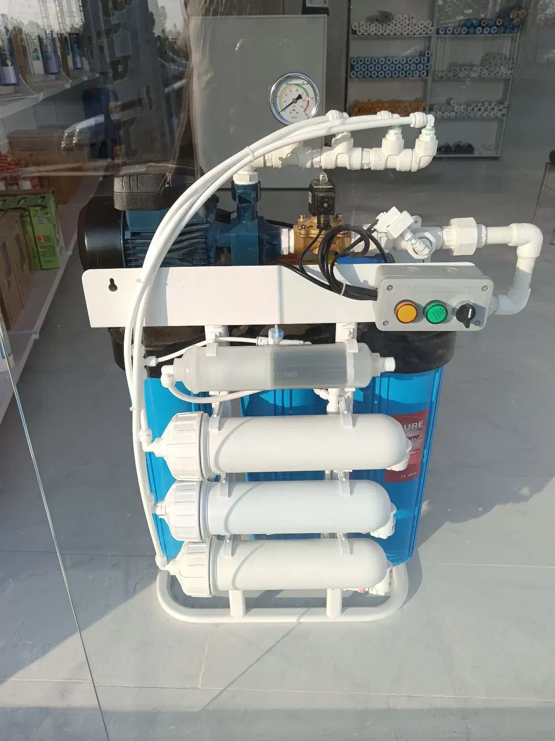 تصفیه آب نیمه صنعتی 1200 گالن|آب‌سردکن و تصفیه آب|صفادشت, |دیوار