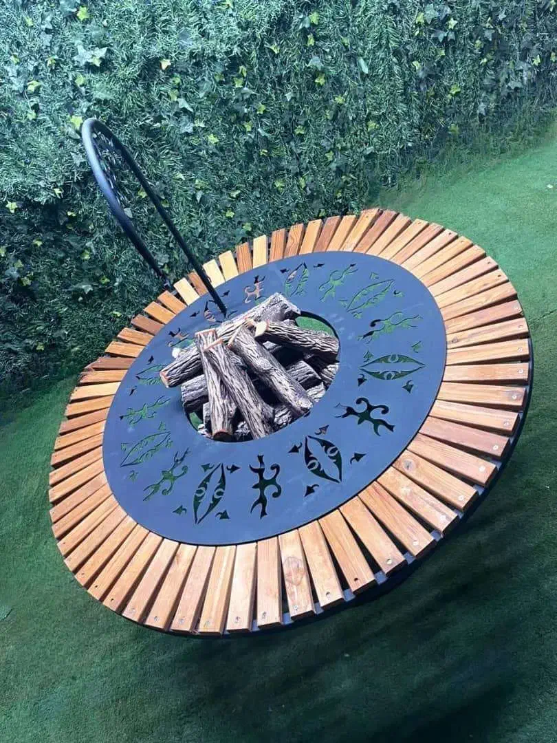 انواع میز آتشکده میز گرمایشی گازی هیزمی رستورانی|مبلمان خانگی و میز عسلی|ساری, |دیوار